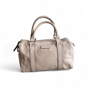Gucci Mini Beige Leather Women's Bag
